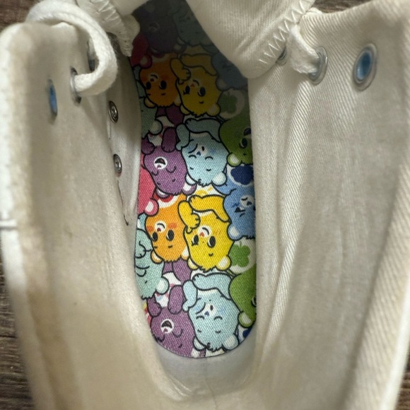 Pull&Bear 7.5 Care Bears collab Mint/New cond worn under 5 hours platform sneaks - Picture 7 of 15